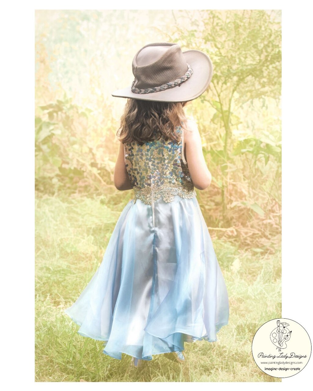Cowboy Princess - Paper for Decoupage Crafting and Multi Media Art (small)